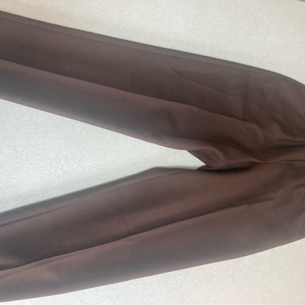 Alfred Dunner womens Chocolate Brown stretchy Pants
